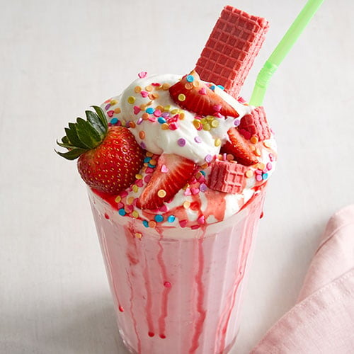 Strawberries and Cream Frappe