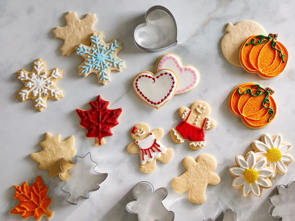 Pampered Chef Holiday Baking Pan Snowflakes & Snowmen 